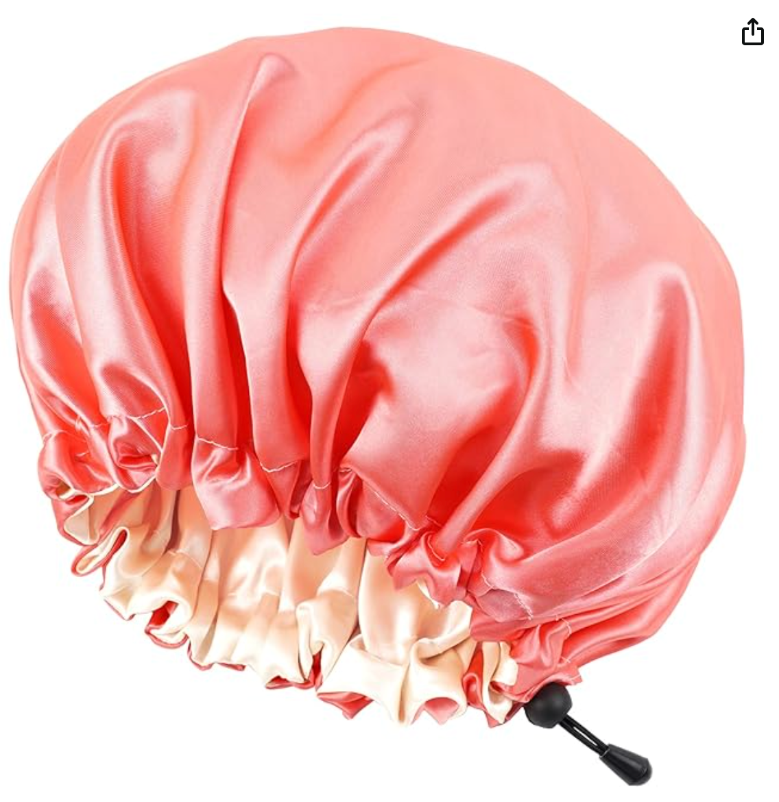 Satin Sleep Cap, Double-Sided Adjustable Bonnet Cap