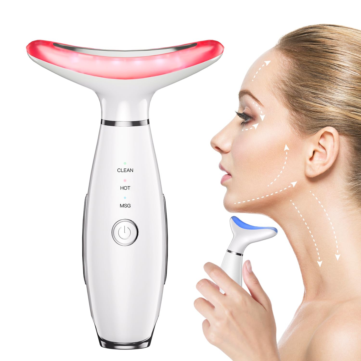 3 in 1 Facial Massager Sculpting Tool with Thermals & Vibration