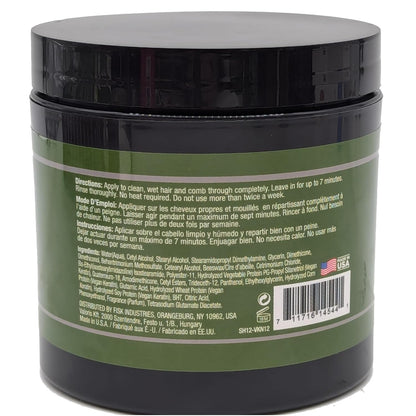 Vegan Keratin Anti-Frizz Hair Mask 12 Oz. - Vegan and Cruelty Free